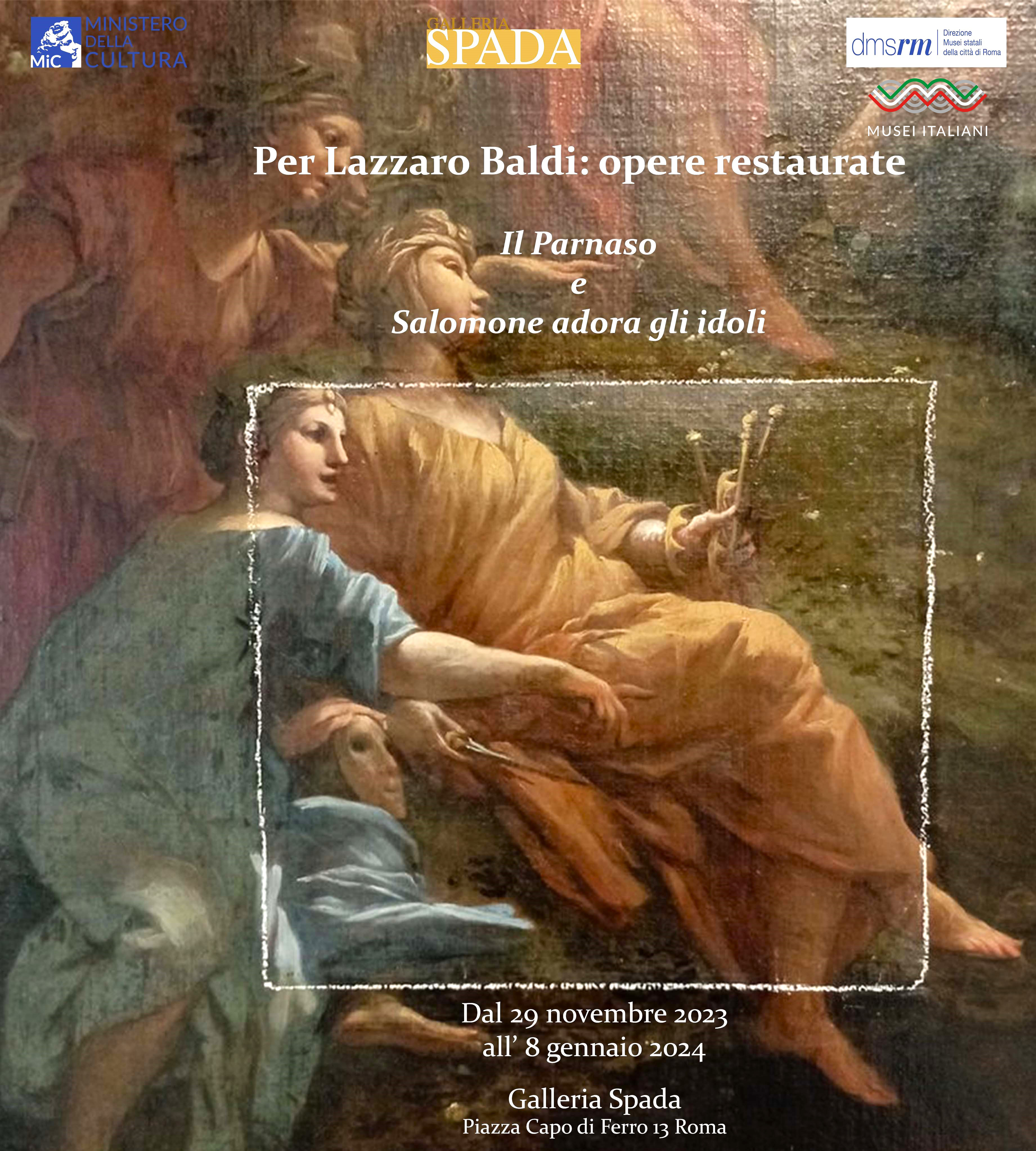 Per Lazzaro Baldi: opere restaurate